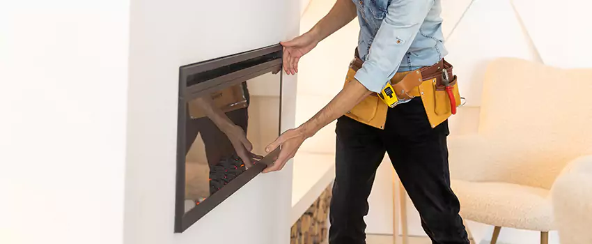Metal Fireplace Installation in Hilliard, Ohio
