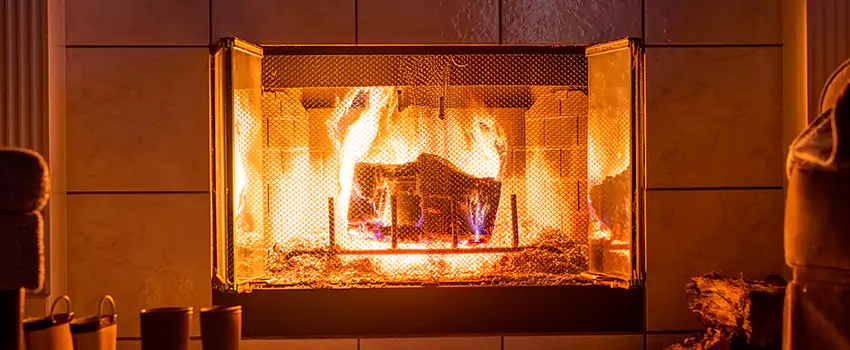 Mendota Hearth Landscape Fireplace Installation in Hilliard, Ohio