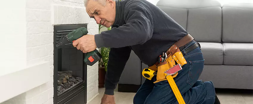 New Indoor Fireplace Installation in Hilliard, Ohio