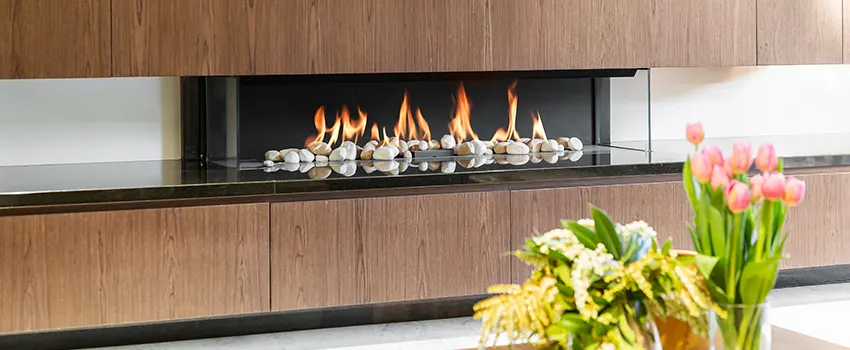 Double-height Fireplace Design Refurbishment in Hilliard, Ohio